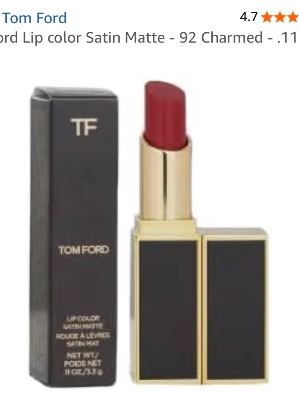 Tom Ford Satin Matte Lip Color — Charmed 92
